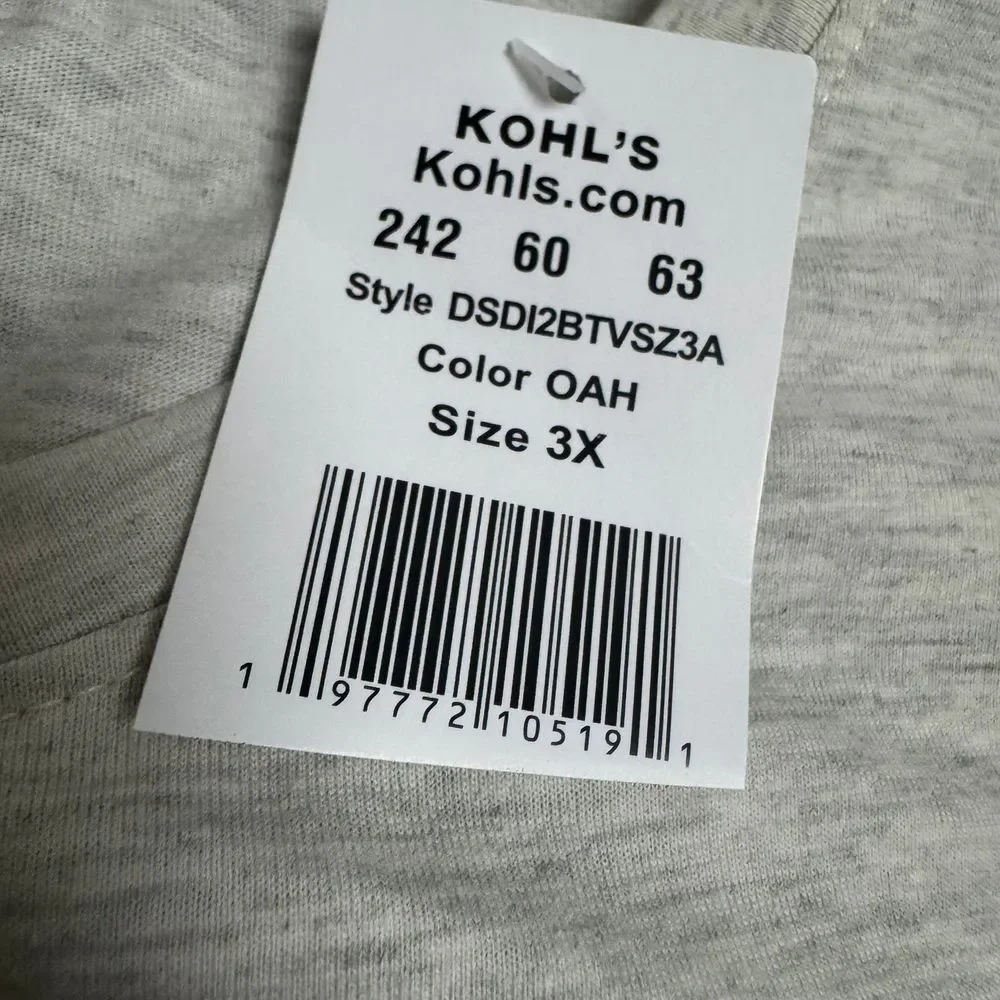 Disney Princesses Plus‎ Size 3X Gray Short Sleeve Graphic Tee - Picture 4 of 6